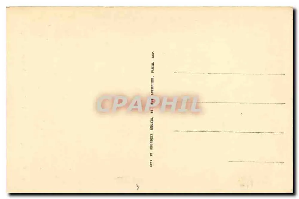 Gorges du SIERROZ — Tombeau de la baronne de Broc — éditeur L.L. n°16 - Verso