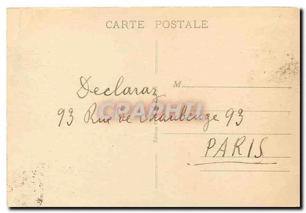 Metz - Église et Place Saint-Martin — édition Paris - Verso