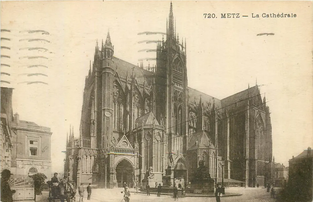 Metz — A Catedral — Th. Schneider, édit. Mets, n°720 - Frente