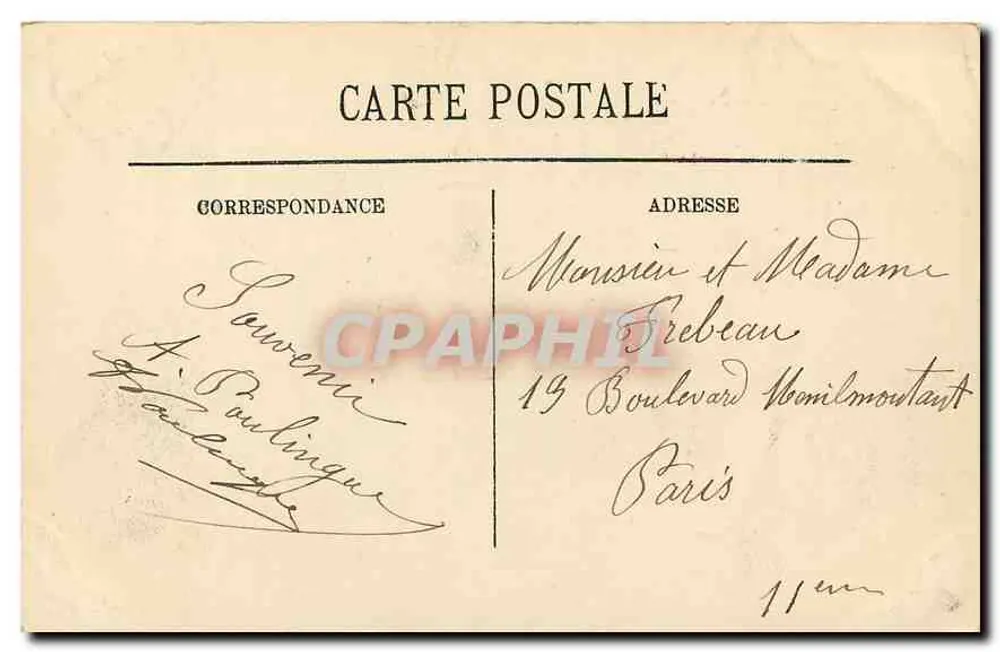Reims — Panorama em direção à Place Royale — LL. n°4 - Verso