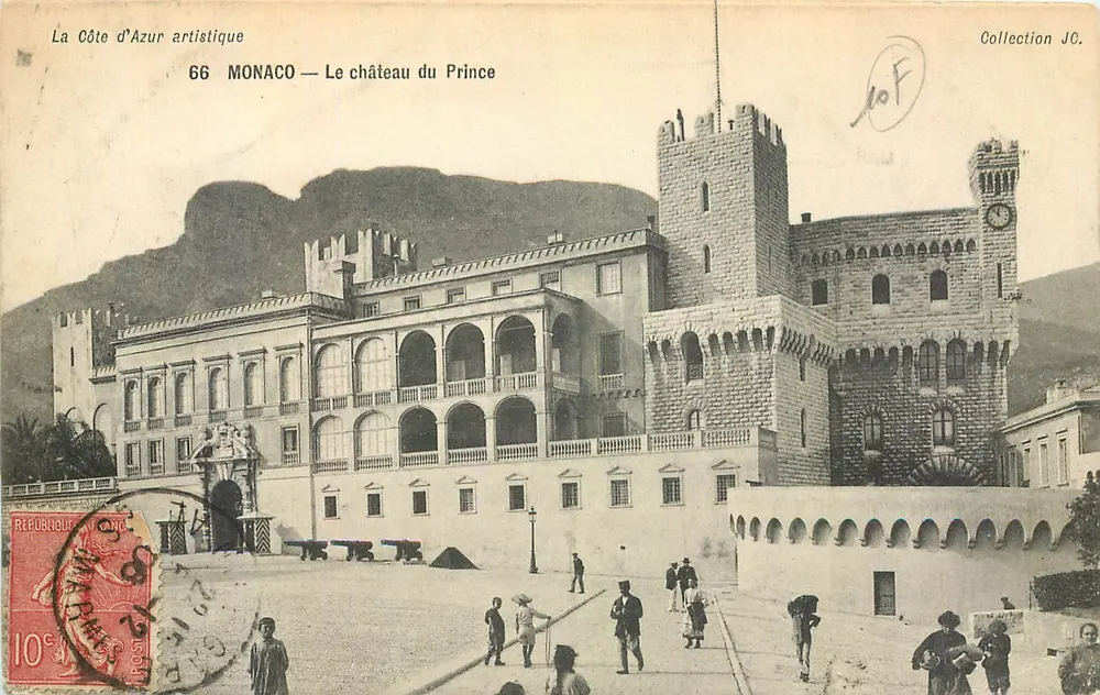 MONACO — Schloss des Prinzen — La Côte d'Azur artistique, n°66 - Vorderseite