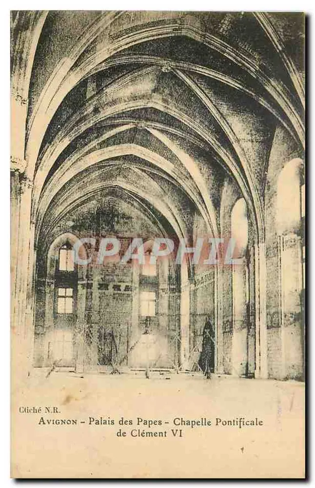 Avignon - Palais des Papes - Chapelle Pontificale de Clément VI — Cliché N.R. - Recto