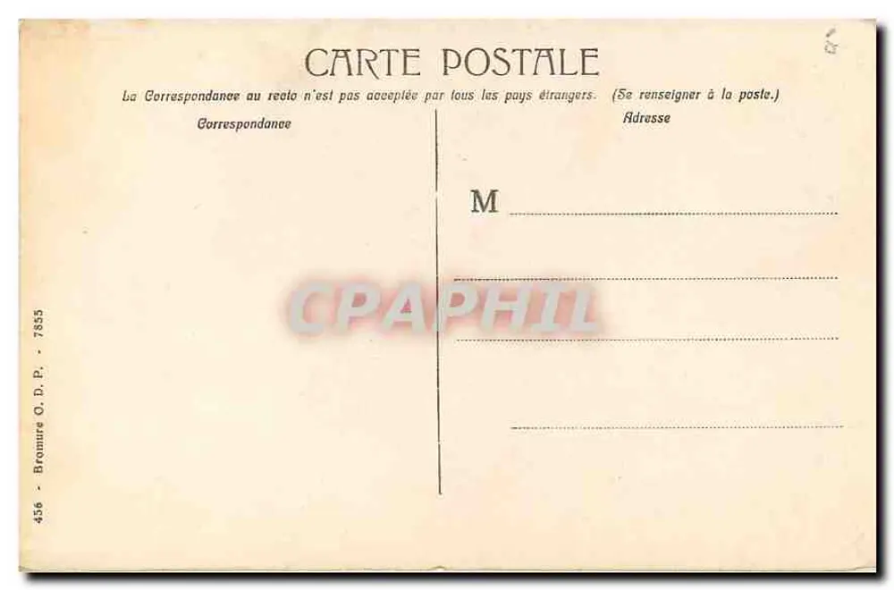 Périgueux — castillo Barrière. Puerta de entrada. - Reverso
