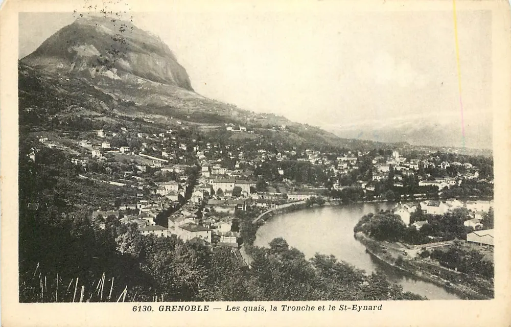Grenoble — Os quais, a Tronche e o St-Eynard — editor desconhecido, n° 6130 - Frente