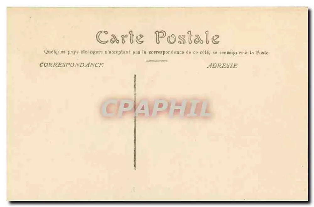 Amiens — O Hotel de Ville — editor não identificado - Verso