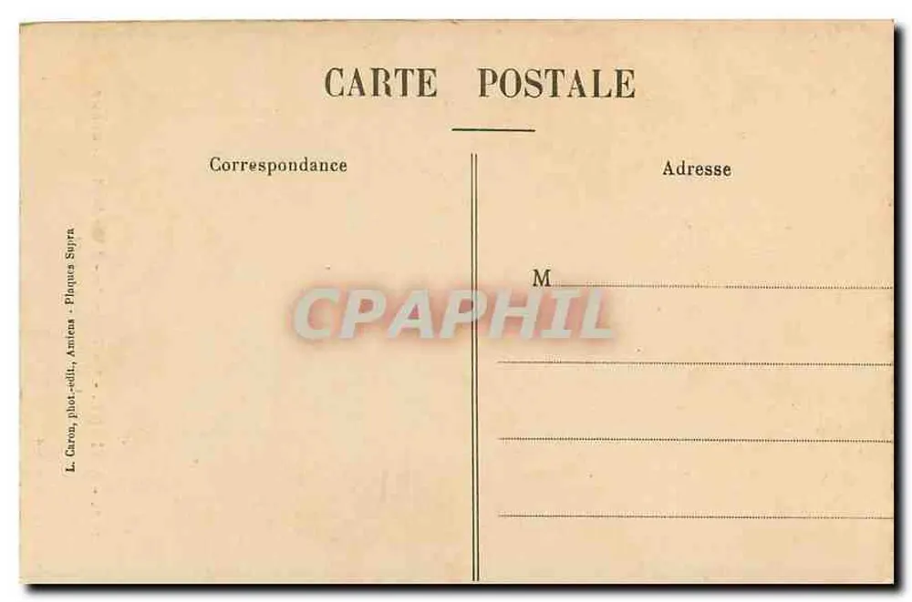 Amiens - Catedral - A Criança que Chora - Obra-prima de Blassey - Verso