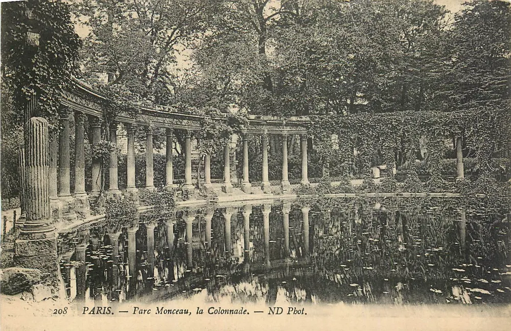 Paris — Parc Monceau, de zuilengalerij — ND Phot. - Voorkant