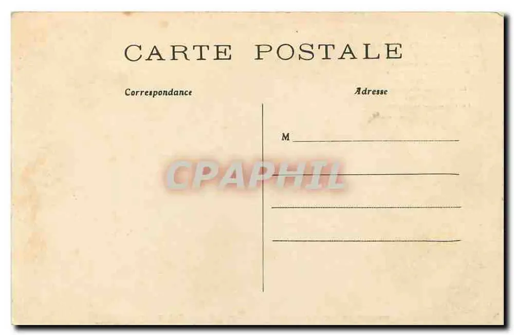 Paris — Arco do Triunfo e Praça da Estrela — J. H. - Verso