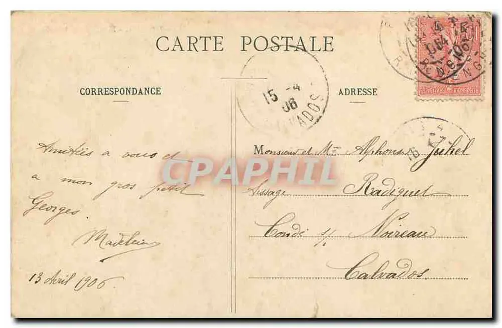Paris - Igreja de Nossa Senhora de Paris — série 31, editor não identificado - Verso