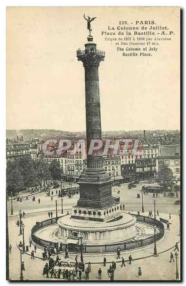 Paris — Die Juli-Säule — A.P. n°129 - Vorderseite