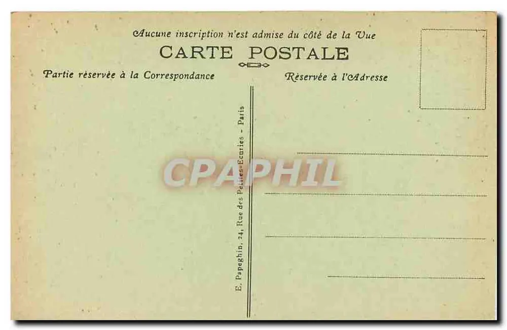 Paris — Die Juli-Säule — A.P. n°129 - Rückseite