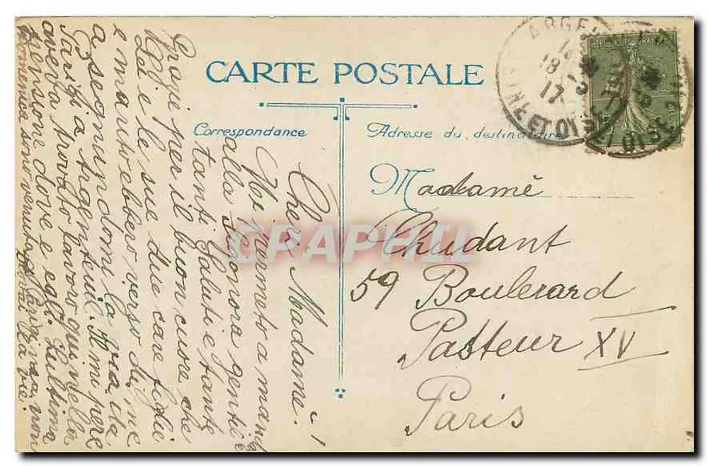 Paris, Place de la Bastille — vista da coluna — editor não identificado - Verso