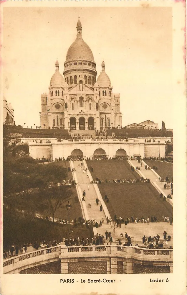 Paris - O Sagrado-Coração — vista panorâmica — Lader 6 - Frente