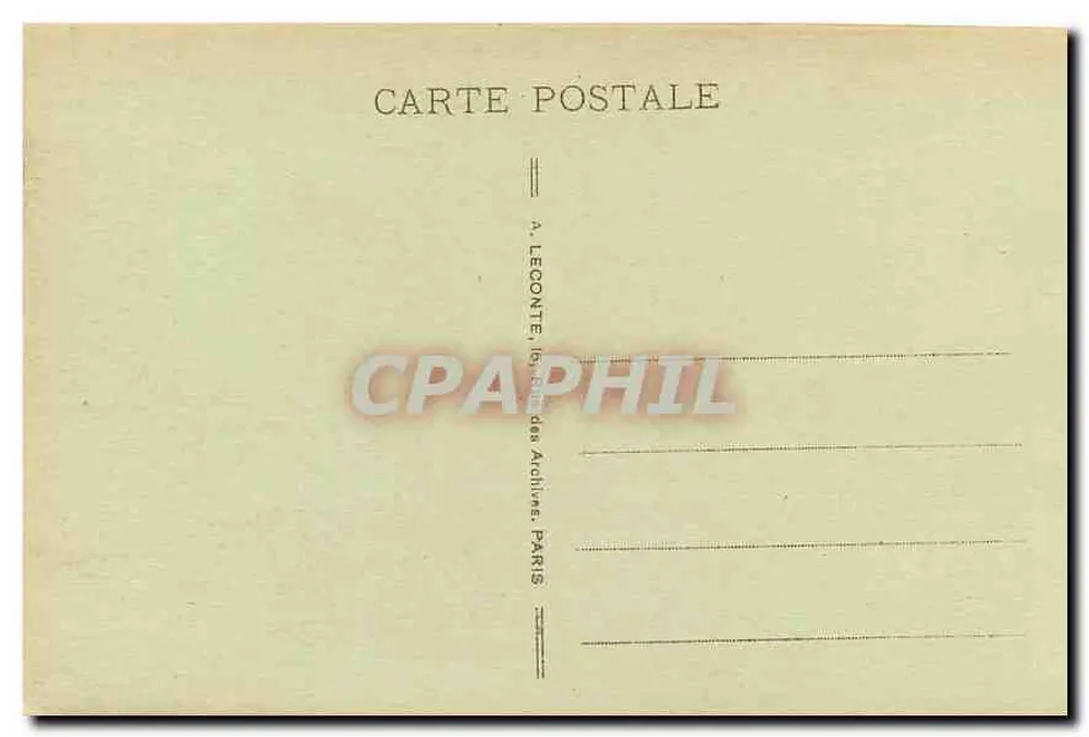 Parijs - Avenue des Champs-Élysées - Avenue des Champs-Élysées - A. Léconte - Achterkant