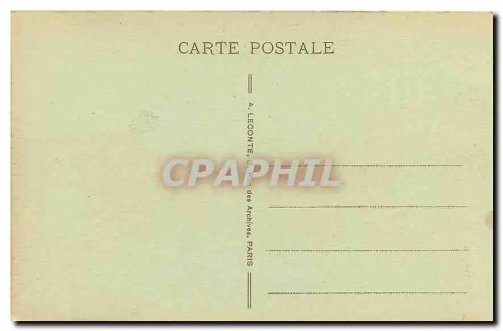 Paris - Les Invalides — A. L. - Verso