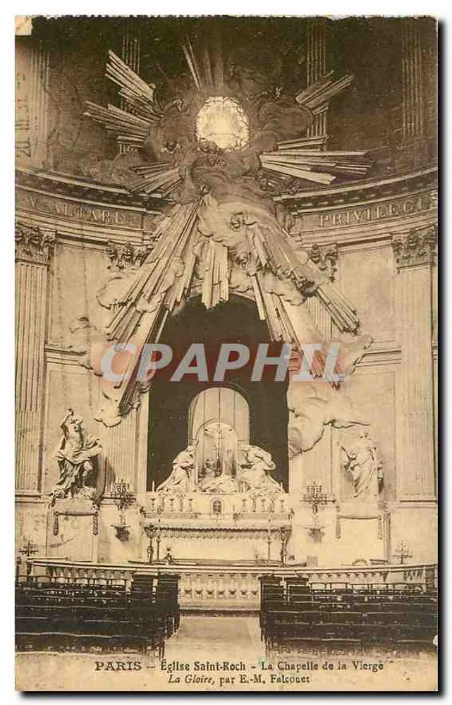 Paris - Kirche Saint-Roch - Kapelle der Jungfrau - von E.-M. Falconet - Vorderseite
