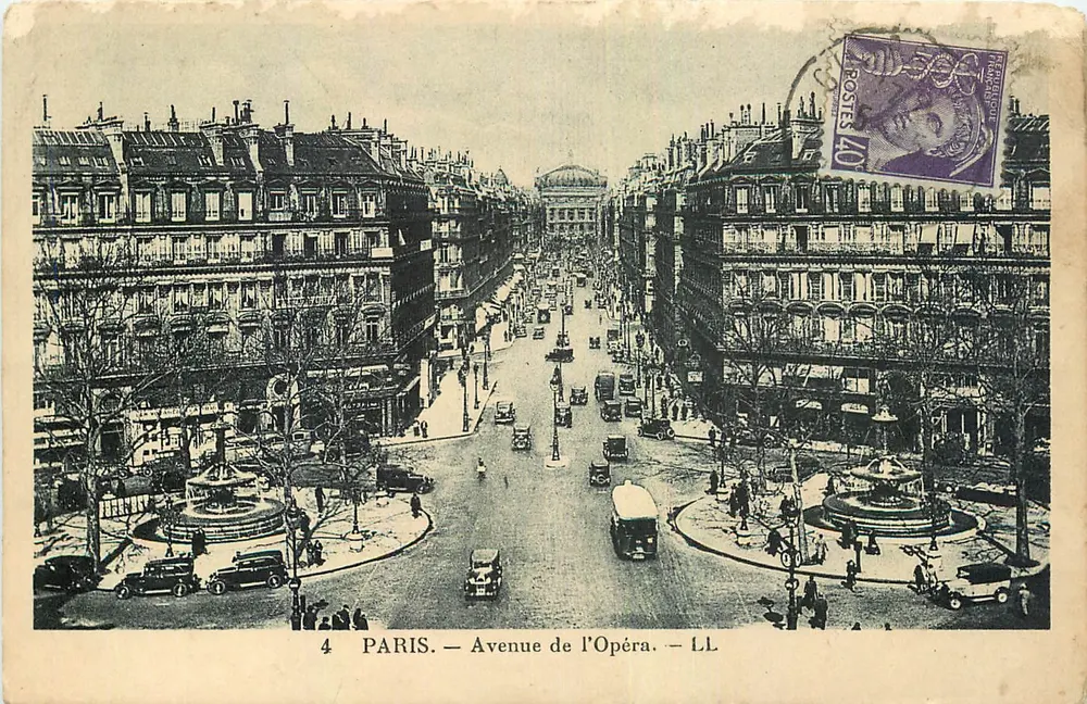 PARIS — Avenue de l'Opéra — LL - Frente