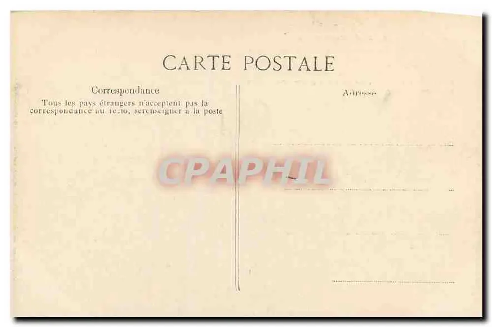 Paris – Le Panthéon et la Statue de J.-J. Rousseau — éditeur J.-J. Rousseau, n° 4074 - Verso