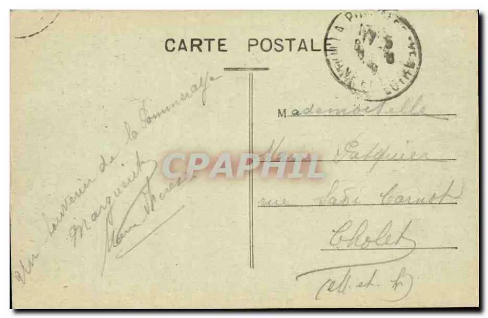 La Pommeraye (M.-et-L.) — A Comunidade — editor não identificado, n° de série 4 - Verso