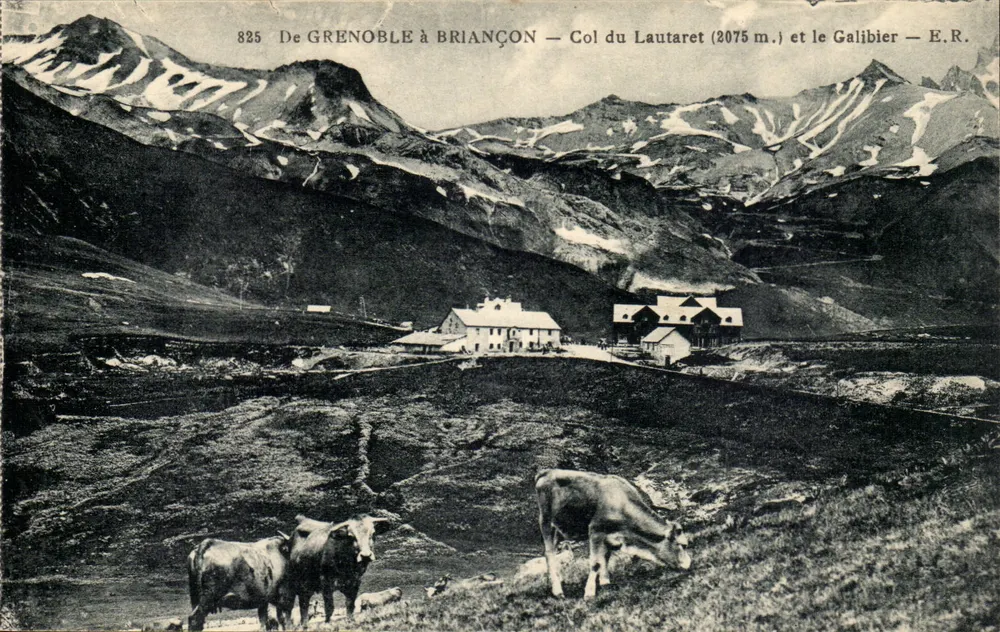 De GRENOBLE à BRIANÇON — Col du Lautaret (2075 m.) et le Galibier — E.R. - Recto