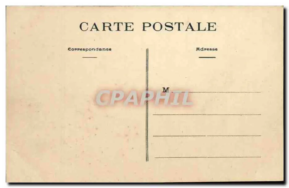 Montilliers - Castelo de Thyrepoil — editor Vihiers, n° 54 - Verso