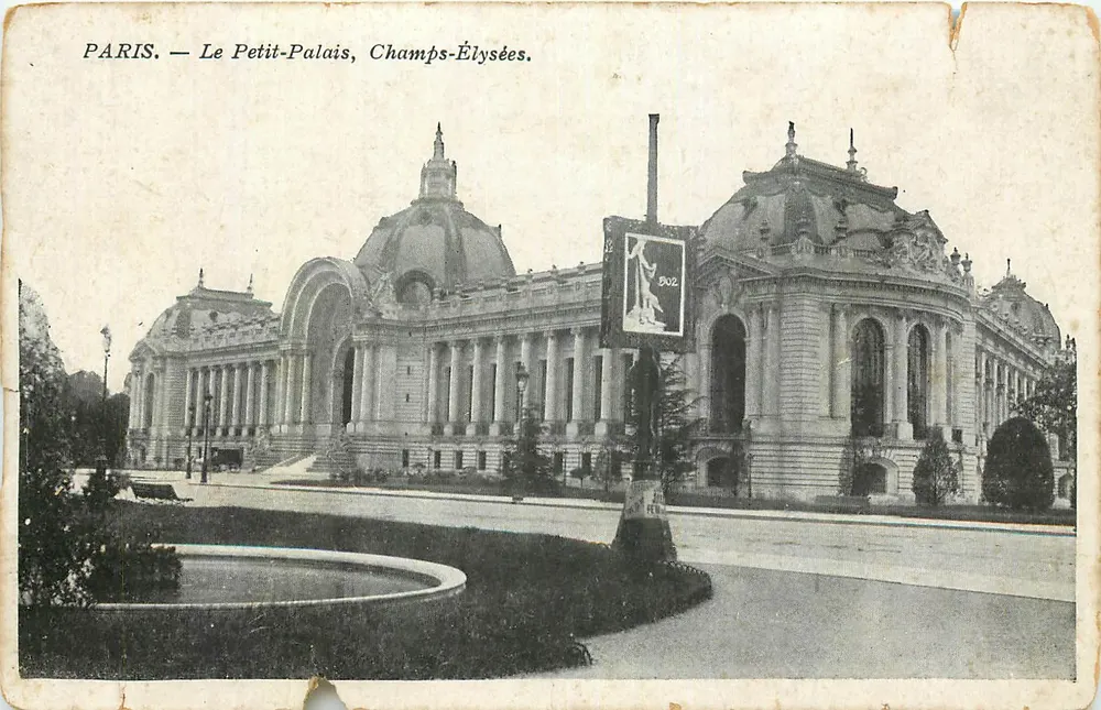 PARIS — Le Petit-Palais, Champs-Élysées — éditeur imprimeur non visible, n° de série 502 - Frente