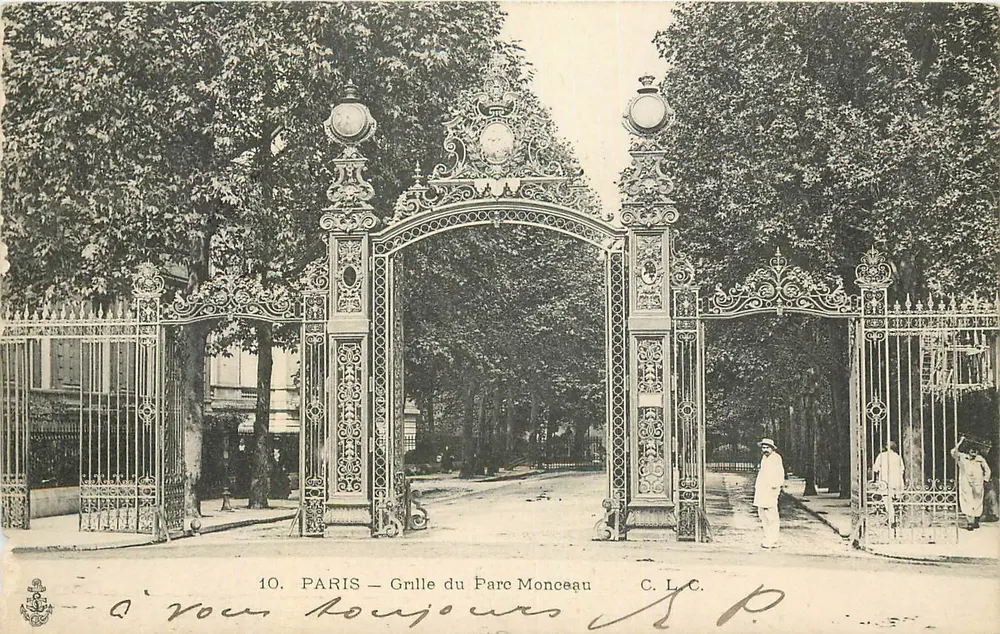 Paris — Grade do Parque Monceau — C. L. C. — n°10 - Frente
