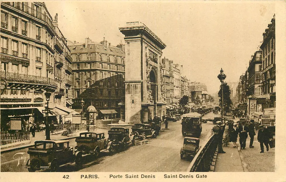 Paris — Porta Saint-Denis — F. Juy, n°42 - Frente