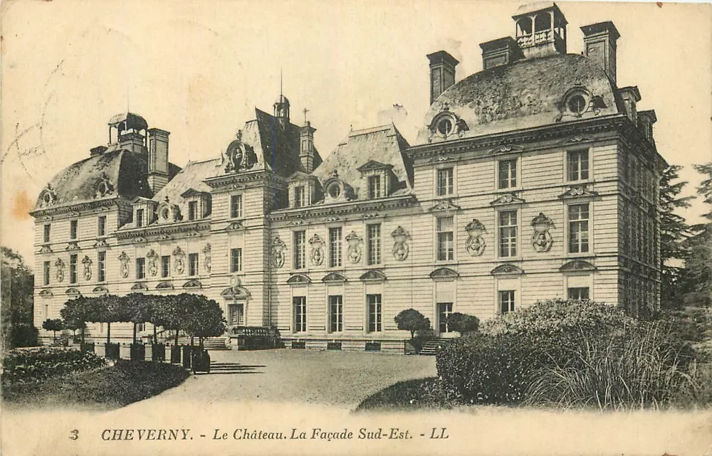 Cheverny - Il Castello. La Façade Sud-Est - LL - Recto
