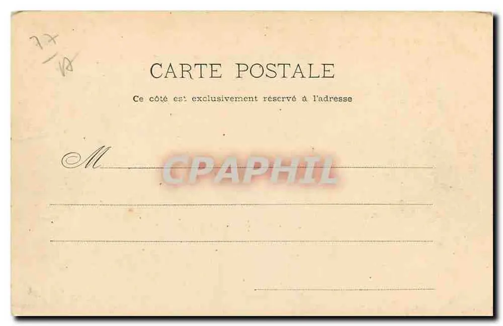 Fontainebleau-Barbizon — Der Bruchstein — A. Sirou, Foto-Verlag, Barbizon (S.-et-M.) - Rückseite