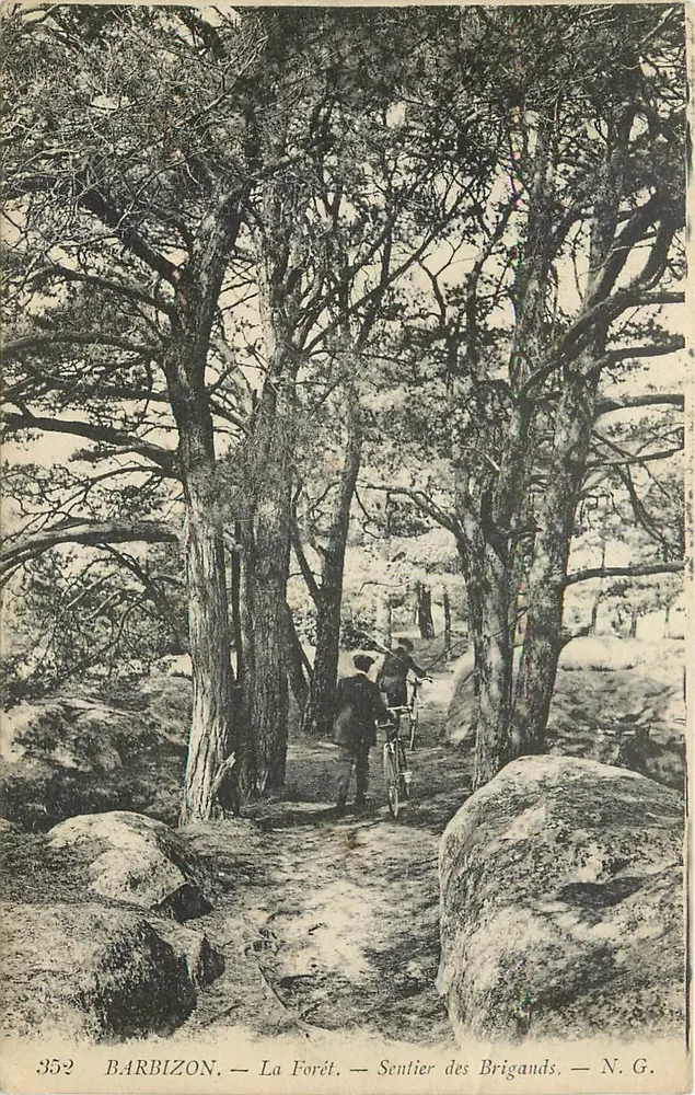 Barbizon — Las — Szlak Łowców — N.G. n°352 - Awers