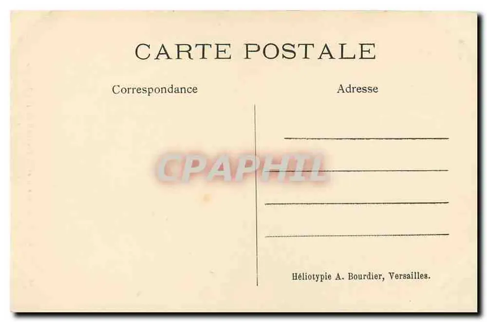 Palácio de Versalhes — Teto da Capela — Héliotypte A. Bourdier - Verso