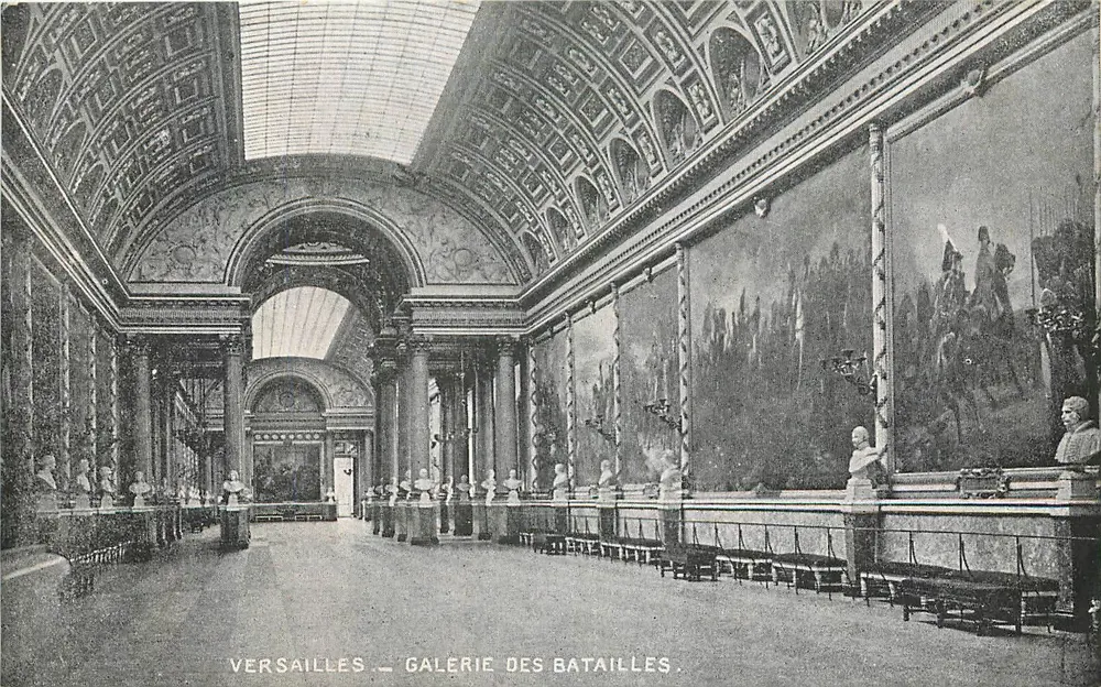 Versailles — Galeria das Batalhas — vista interior - Frente