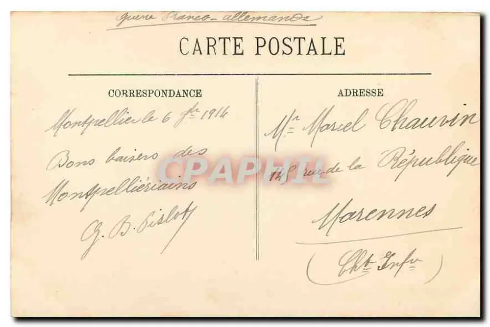 Montpellier — O Arco do Triunfo — LL. n°24 - Verso