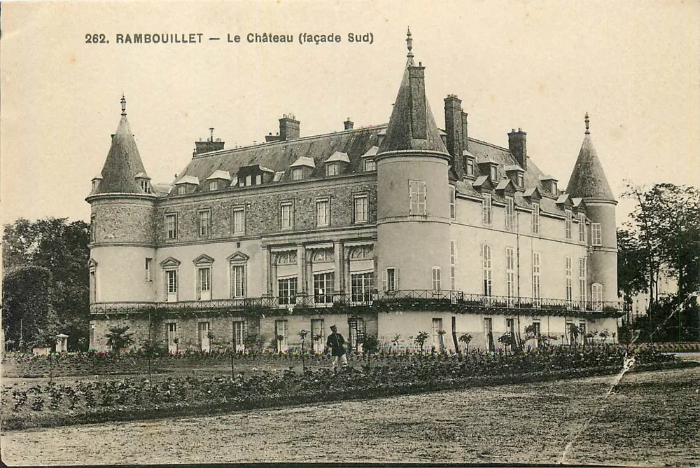 Rambouillet — O Castelo (fachada Sul) — Lepretré, n°262 - Frente