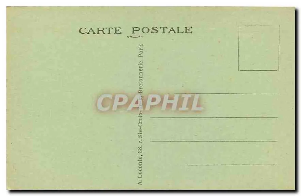 Paris — Le Ministère des Affaires Etrangères — A. L. - Verso