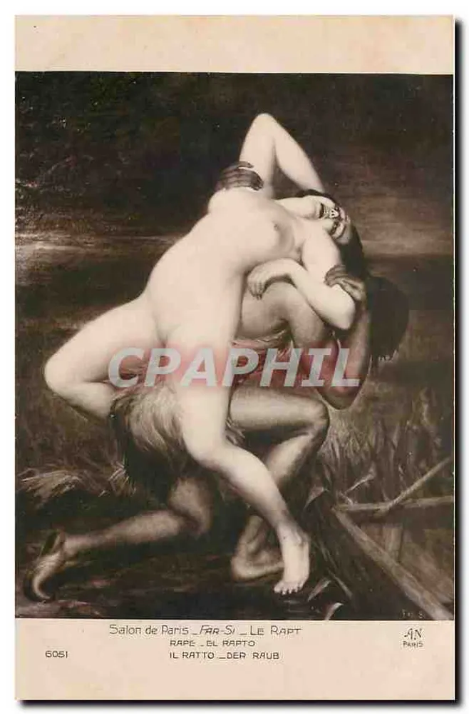 O Rapto — Salão de Paris — J.N. Paris n°6051 - Frente