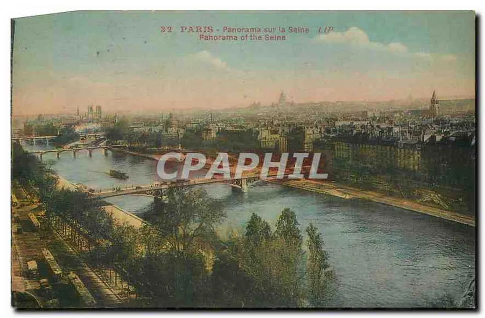Paris - Panorama sobre a Sena — LIP, n°32 - Frente