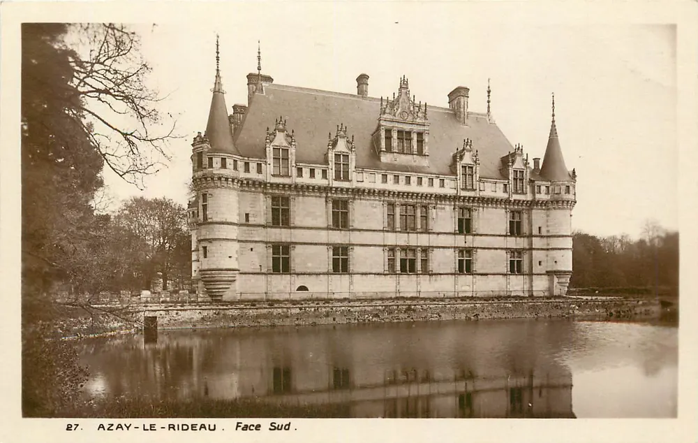 Azay-le-Rideau — Face Sul — Edição dos Monumentos Históricos - Frente