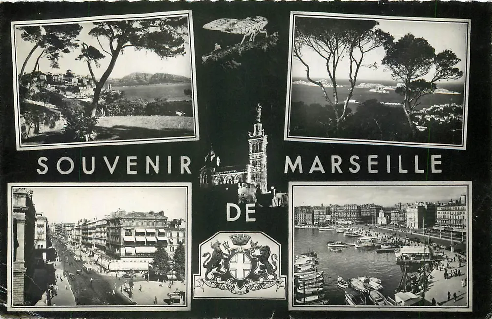 Marselha — Lembrete de Marselha — Sociedade do Litoral Mediterrâneo - Frente