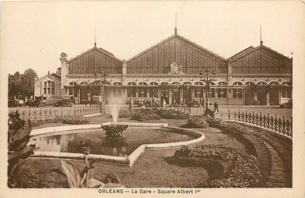 Orléans — A Estação — Praça Albert 1º - Frente
