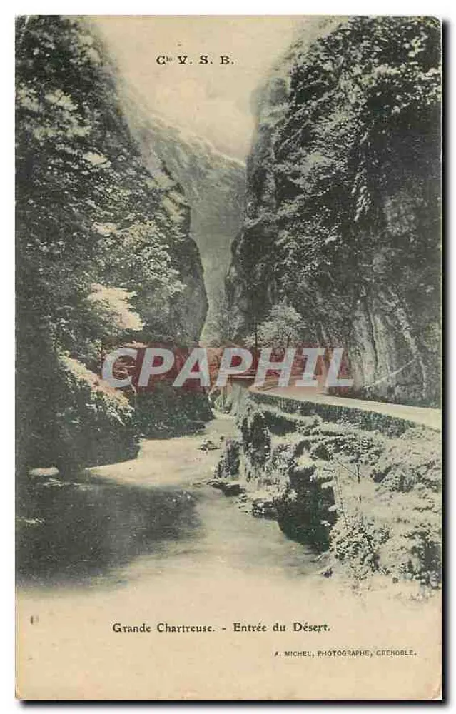 Grande Chartreuse - Entrada do Deserto — A. Michel, Fotógrafos, Grenoble - Frente