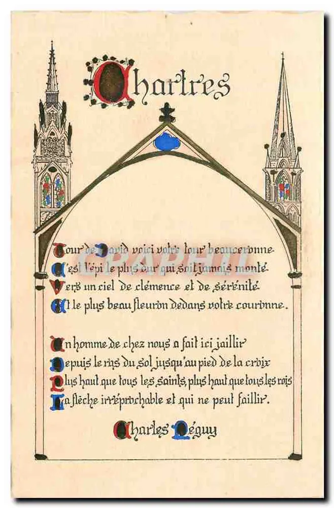 Charles — Poema sobre a Torre de David — Charles Léguy - Frente