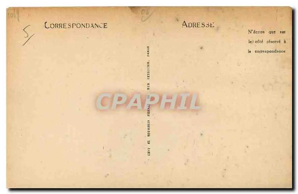 Juan-les-Pins — Vue sur le Cap d'Antibes — Éditeur Antibes (A-M), n°39 - Verso