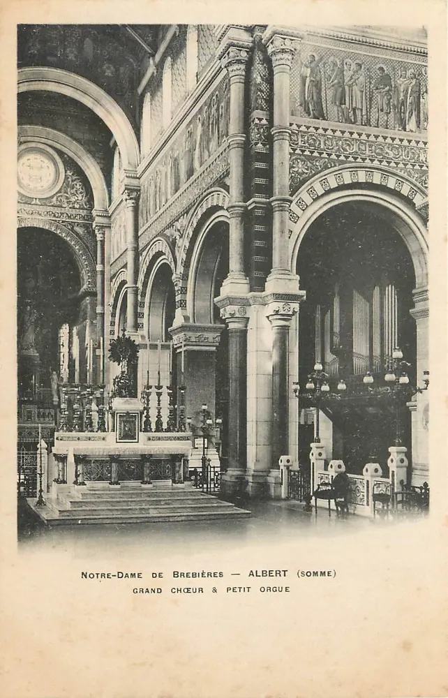 Notre-Dame de Brebières — Albert (Somme) — Großer Chor & Kleiner Orgel - Vorderseite