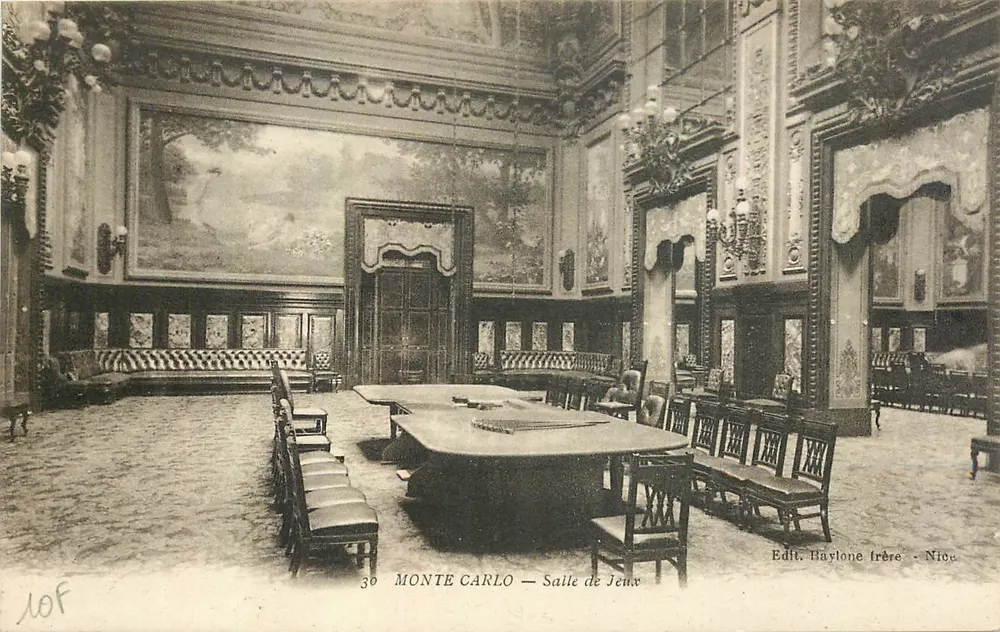 Monte Carlo — Sala de Jogos — Edit. Baylone frères - Nice - Frente
