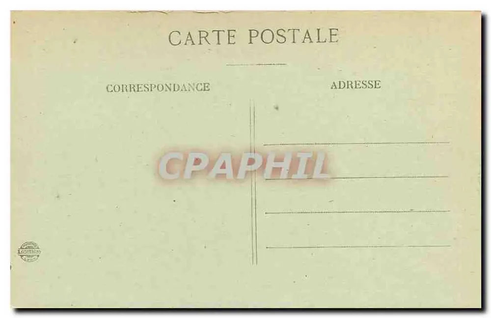 Monte Carlo — Sala de Jogos — Edit. Baylone frères - Nice - Verso