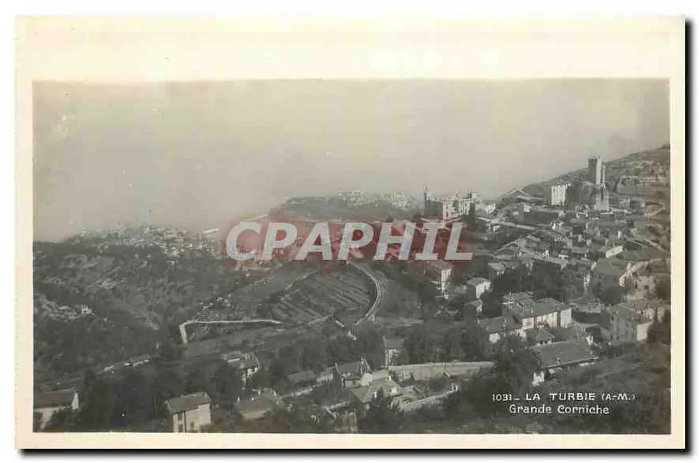 La Turbie (A-M.) — Grande Corniche — J. Gilletta, Nice - Voorkant