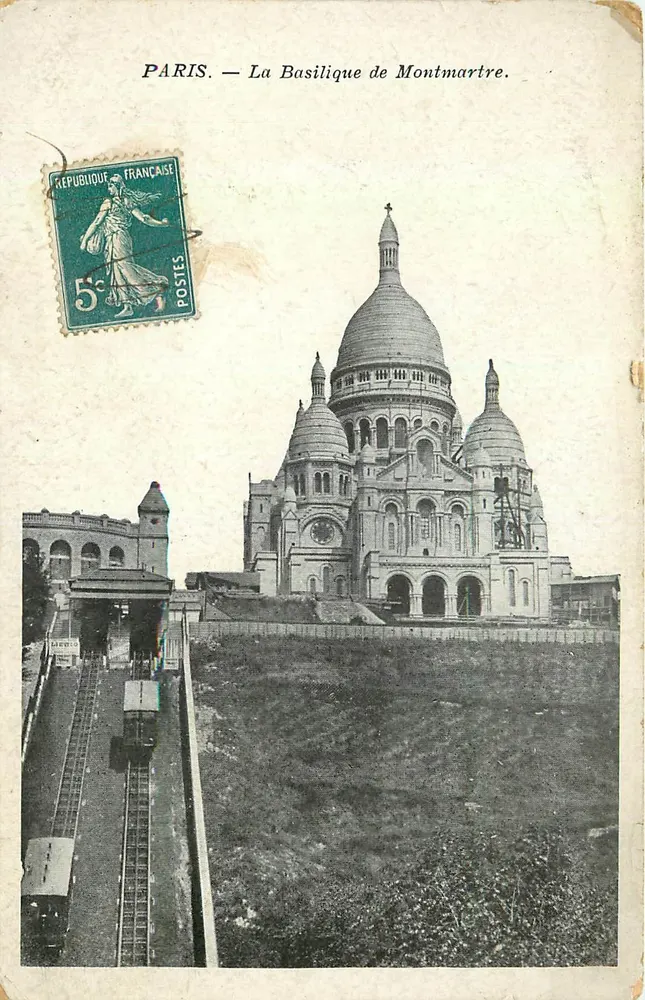 Paris — A Basílica de Montmartre — Editor não visível, número de série ilegível - Frente