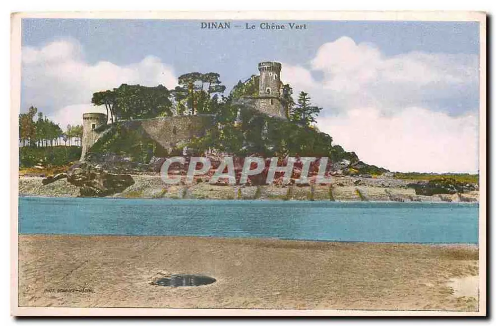 Dinan — O Carvalho Verde — Imprimerie Sommer-Ménil - Frente